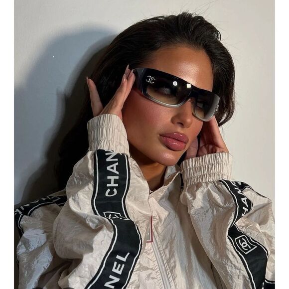 CHANEL 5088-B shield sunglasses / New - Picture 1 of 10